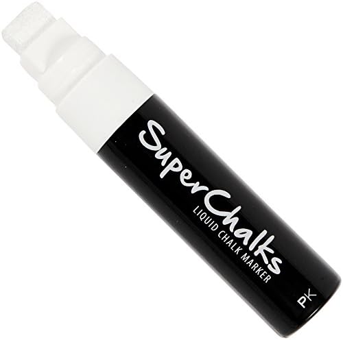 15mm JUMBO Tip - SuperChalk Liquid Chalk Markers - Brilliant Bold White Color