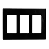 Leviton 3-Gang Decora Plus Screwless Wallplate