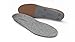 Superfeet merinoGREY, Wool Comfort and Warmth Maximum Support Winter Shoe Insoles, Unisex, Grey, Medium/D: 8.5-10 Wmns/7.5-9 Mens