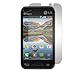 LG Optimus Fuel / L34C (Straight Talk, Tracfone, Net 10) - Premium Clear Screen Protector + Atom LED Keychain Flashlight