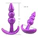 4-Pack Silicon Massager Relaxing Toy (Purple)
