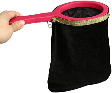 Yity88 Magic Bag Children Twisting Handle Change Empty Toys Props Gift Appear Disappear Funny Trick(Black)