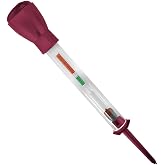 ZIMISI Car Battery Hydrometer, 11.5 Inch Deep Cycle Electric Hydraulic Density Meter, Precision Fast Detection Battery Tester, Automotive Repair Tool for Car, Golf Cart (Red)