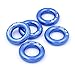 GM CLIMBING Blue Small Rappel Ring 25kN for Rock Climbing Arborist Rescue Slackline Hammock Pack of 5