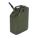Best Choice Products SKY1705 Jerry Can Gas Caddy Tank (5 Gal 20L, Gasoline Gas Fuel Can Emergency Backup)