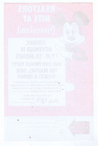 1 Disneyland+Disney+Realtors+Coupon+Paperwork