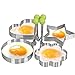Mehome egg mold Egg Shaper egg ring pancake molds egg mould Stainless Steel Mold Cooking Kitchen Tools