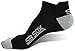 SB SOX 2-Pair Compression Running Socks for Men and Women – Low Cut/Ankle Athletic Socks for All-Day Wear (X-Large, Black/Gray)