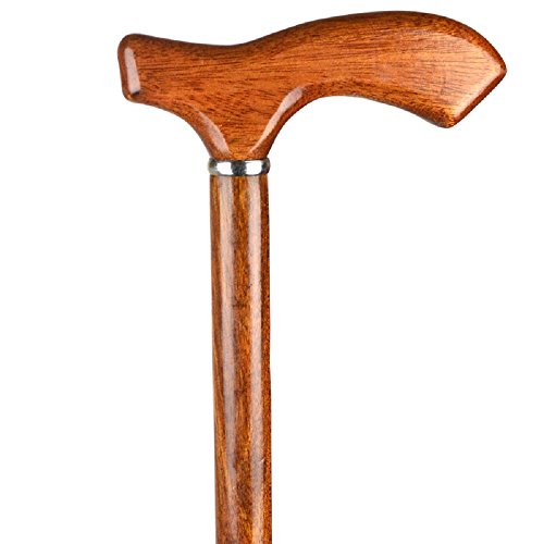 Walking Wooden Canes Crutches - Walking Crutch Cane for Men & Women - Walking Sticks Mobility Aids - Thumbnail 6