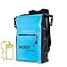 Malagu Waterproof Dry Bag Floating Lightweight Backpack with Long Adjustable Shoulder Strap Roll Top Sack for Kayaking/Skiing/Camping/Swimming/Fishing/Water Sports/Travel/Climbing/Phone (Blue)