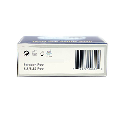 Dead Sea Sulfur Soap 4.4 oz 3 Pack (3 Soap Bars) by Natural Elephant