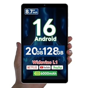 SVITOO P08 Android16 タブレット 8インチ 20GB+128GB 最大2TB拡張 90Hz Widevine L1
