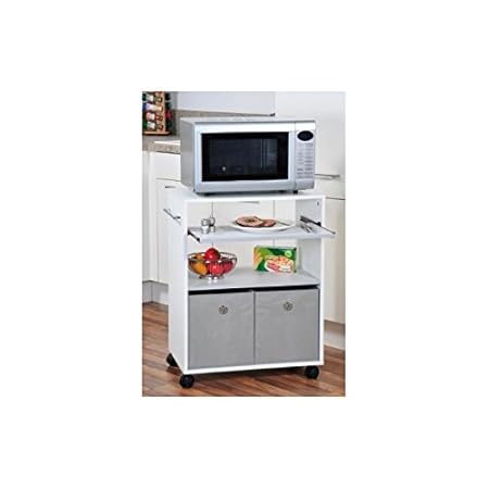 AC-Déco - Armario para microondas con ruedas y bandeja extraíble ...