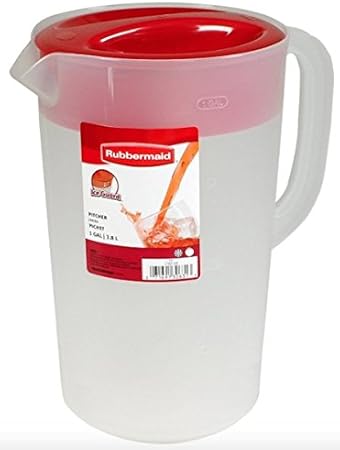 Rubbermaid Gross 1 Gallone 3 8 Liter Kunststoff Krug Amazon De Kuche Haushalt