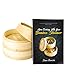Bamboo Steamer Chinese Food Dumpling Maker - Steaming Basket - Dim Sum Steamer - Dumpling Steamer 9.5 inch - Two Layer Stackable Bamboo Asian Steamer Baskets With Cookbook