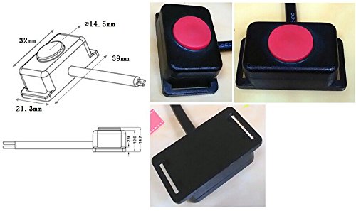 Waterproof Push Button Switch Surface Mount 12V 3A ...