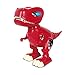 Haite Interactive Robot Dinosaur Toy, Walking Realistic Dinosaur with Sound, Built in Color- Changing LED Eyes, Glowls, Wags Tails, Gift for Kids/Boys/Girls, Red (Dinosaur Toy-Red)