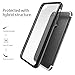 iPhone 7 Case,Splaks Extra Shock-Absorb Clear Back Panel,Extreme Lightweight Transparent Soft Flexible Silicone Rubber Anti-Scratch Protective Cover for iPhone 7-Black
