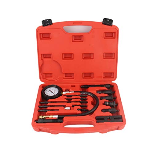 Monllack One Set of Car Vehicle Cylinder Compressor Gauge Pressure Compression Tester