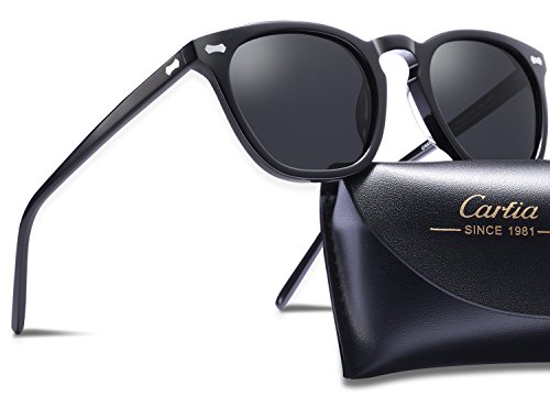 Carfia vintage polarized sunglasses for women men丨designer sung…