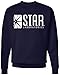 Star Laboratories Star Labs Sweatshirt Sweater Crew Neck Pullover - Premium Quality (Small, Navy Blue)