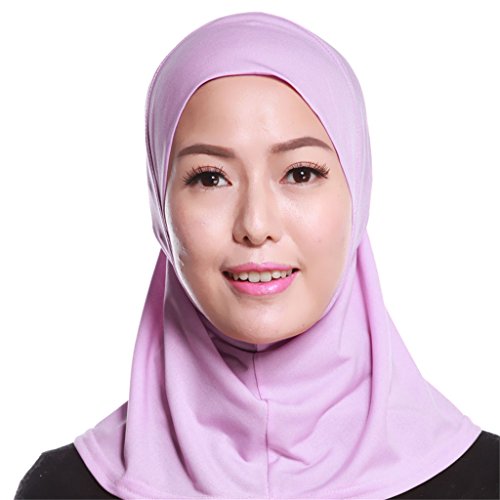 GladThink Womens Muslim Mini Hijab Scarf With More colors DarkPink