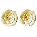 LG-Free 2pcs 8inch Paper Flower Decorations Paper Flower Hanging Rose Flower Balls DIY Paper Handmade Craft for Wall Backdrop Wedding Baby Shower Birthday Party Home Decor (8inch-Cream)