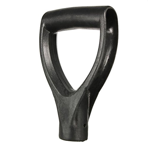 Highmoor Plastic Scoop D-Grip Handle Replacement Lawn Farm Garden Snow Removal Spade Fork Shovel Handle Digging Raking Tools Hand Protect Garden Accessories Pack of 3