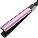 xtava Dual-Voltage Slim Jet Set Flat Iron Straightener, Rose