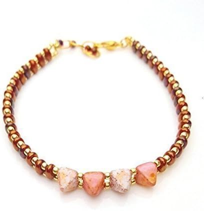 Pink Friendship Beaded Bracelet