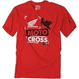 Factory Effex Unisex-Child Honda Paint Youth T-Shirt Red X-Large