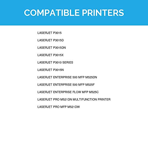 LD Compatible Toner Cartridge Replacement for HP 55X CE255X High Yield (Black, 3-Pack) - Thumbnail 6