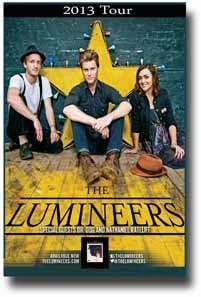 The Lumineers Poster - 11 x 17 Concert Promo on the 2013 Tour -- 2013-Tour