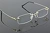 Agstum Blue Light Blocking Glasses - Flexible Rimless Titanium Alloy ...