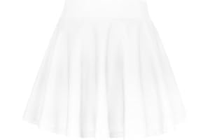 JESKIDS Pleated Skirts Girls' Tennis Skirts Golf Skort Athletic Dance Running School Sport Skirts with Shorts