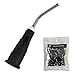 200 20 Gauge Dental Pre Bent Dispensing Needle Etch Tips - Blunt Disposable Oral Irrigation Flow & Applicator Tips - (Black) by PlastCare USA