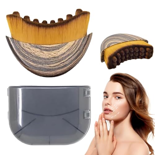 Lymphatic Contour Face Brush, Herramientas para masajes faciales, belleza y relajación de los músculos del faciales, Diseño Ergonómico, ajuste preciso a la piel, Perfecto para Belleza de Cuello y Cara (1PCS)