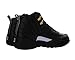 Air 12 Retro Men Basketball Running Sneakers Metallic Gold Leather Athletic Shoes For Men Black