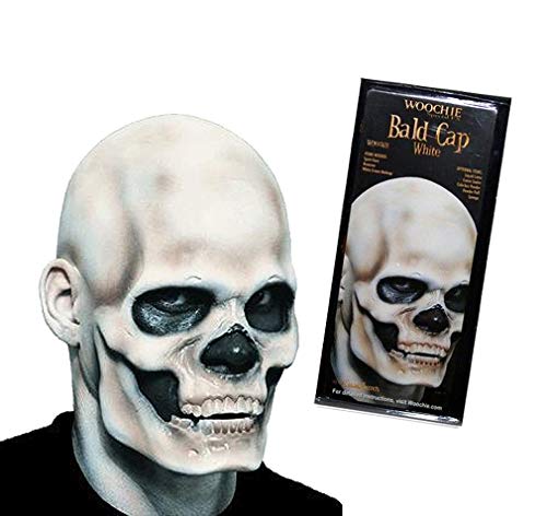 Woochie by Cinema Secrets Bald Cap - White, Multi, One Size
