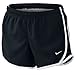 NIKE TEMPO SHORT GIRLS 455912-010 (M, BLACK/WHITE)