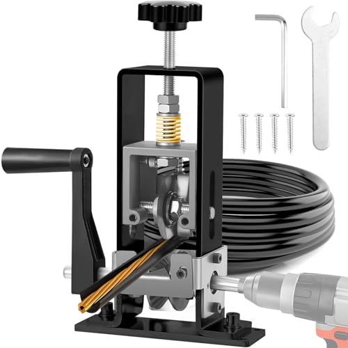 Manual Electric Cable Stripper, Manual Wire Stripping Machine, Hand Crank Wire Stripping Machine 1-25 mm Copper Stripping Tool for Recycling Wires