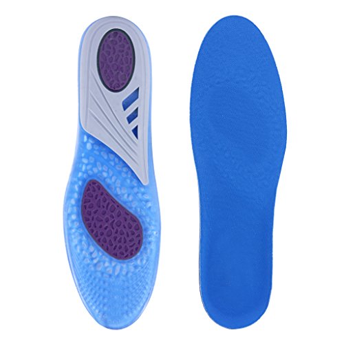 GAOAG Sports Arch Support Shoe Inserts Plantar Fasciitis Athletic Orthotics Insoles GEL Comfort Insole Pain Relief Cuttable Size for Men and Women(Men's (7.5-14))