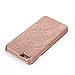 for iPhone 6 Plus Case,Wetben Hidden Back Mirror Wallet Case with Stand Feature and Card Holder for Apple iPhone 6S Plus 5.5