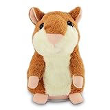 LEDeng Party Toys, Talking Hamster Repeats What You Say Electronic Pet Talking Plush Buddy Mouse for Child Kids Party Toys