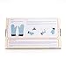 Silicone Oven Mitts Heat Resistant 500 Degrees - 2 Extra Long Silicone Oven Mitt Pot Holders - Food Safe Oven Gloves - BPA Free - Soft Inner Lining - (Blue) - Frux Sili Mitts