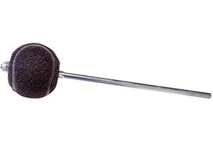 ZJTL KAT Percussion KT-TBB Silent Strike Bass Drum Beater, Black,Silver