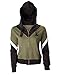Ya-cos The Legend of Zelda Link Hooded Hyrule Warriors Zipper Coat Jacket Green (Green, XX-Large)