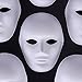 BESTOYARD 12pcs Full Face Mask Halloween Mask White DIY Mask Dance Cosplay Masquerade Party Mask (6pcs Male and 6pcs Female)