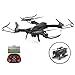 SZJX RC Drones Foldable Remote Control Wifi Quadcopter FPV VR Helicopter 2.4GHz 6-Axis Gyro 4CH with Adjustable Wide Angle 2MP HD Camera RTF SJ60 (Black)