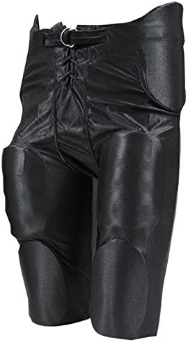 Anaconda Sports AS-INT-A Integrated Adult Football Game Pants - Black - Large